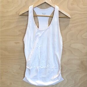 Athleta Swiftly Pink Tank Top Light Pink Stretch Breathable Women Sz M